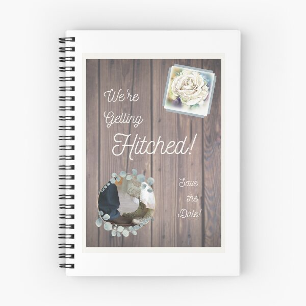 Item preview, We're getting hitched Save The Date designed and sold by StephSquared.