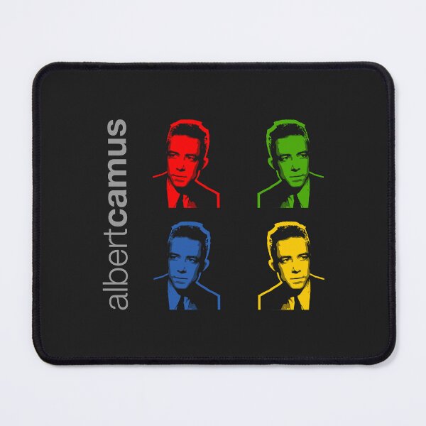 Item preview, Quadrichrome Albert Camus portrait poster designed and sold by CMYKStudio.