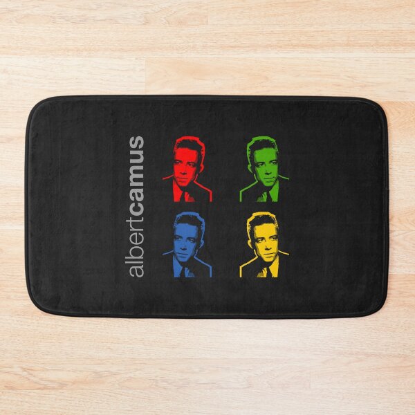 Item preview, Quadrichrome Albert Camus portrait poster  designed and sold by CMYKStudio.