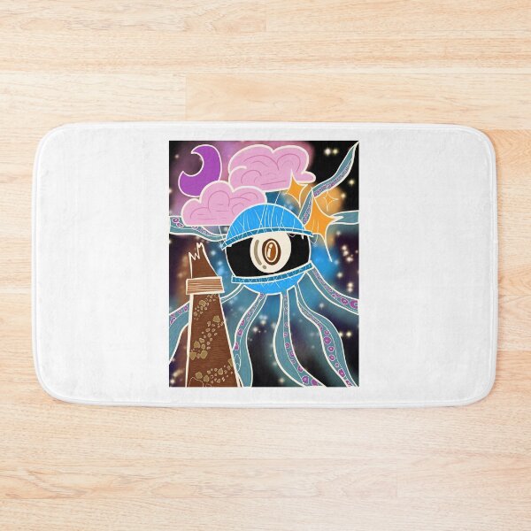 Item preview, Floating Eye Squid designed and sold by feather-pop.