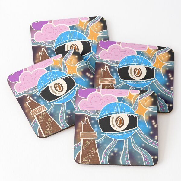 Item preview, Floating Eye Squid designed and sold by feather-pop.