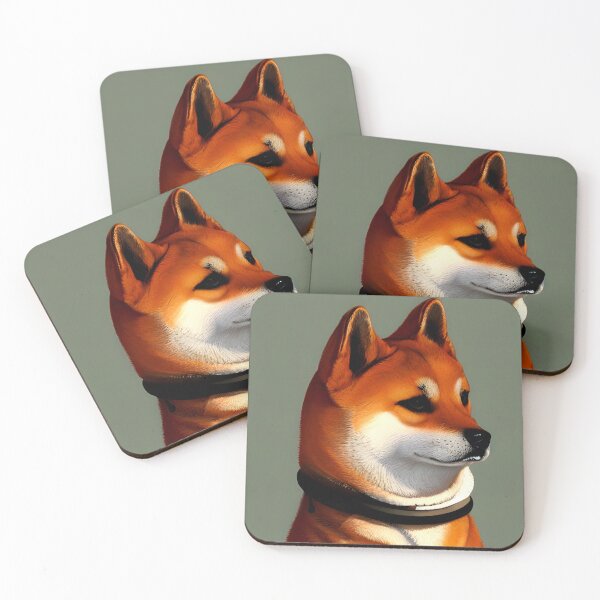 Aperçu de l'œuvre Portrait de Shiba Inu - peinture d'art de chien #18 créée et vendue par supeart.