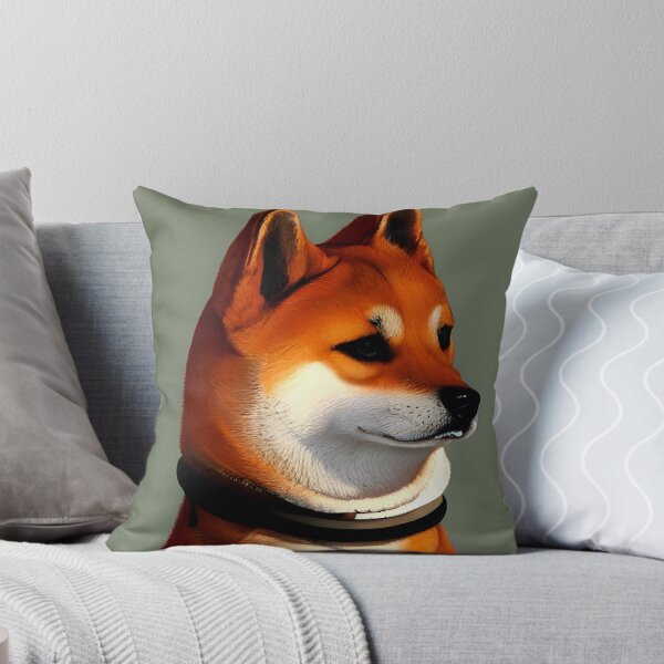 Aperçu de l'œuvre Portrait de Shiba Inu - peinture d'art de chien #18 créée et vendue par supeart.