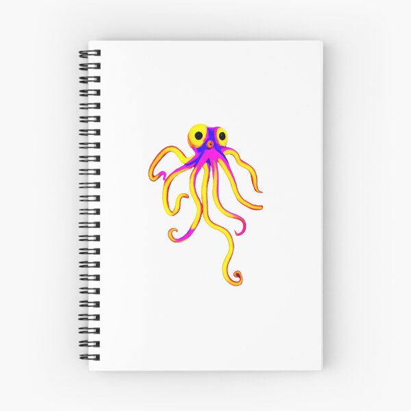Item preview, Neon colored Gummy Worm Octopus designed and sold by StickerBird.