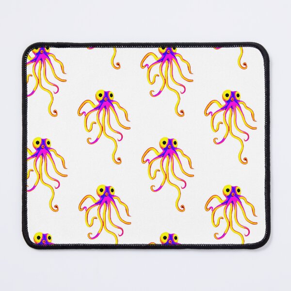 Item preview, Neon colored Gummy Worm Octopus designed and sold by StickerBird.