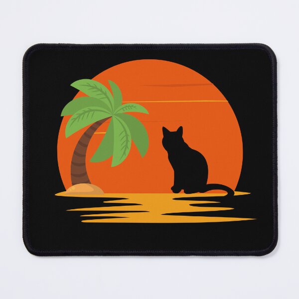 Item preview, cat looking at sunset designed and sold by Emotionsy.