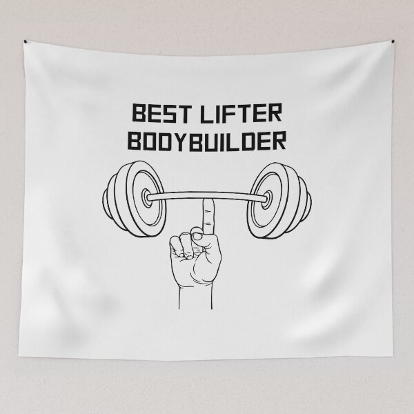 Item preview, Jari telunjuk mengangkat barbel White01 designed and sold by SSTOPDesign.