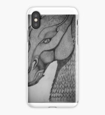 Eragon: Saphira pencil drawing iPhone Case