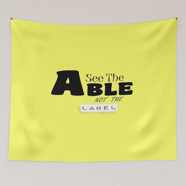 Item preview, See The ABLE NOT THE LABEL designed and sold by Whiterose2k01.