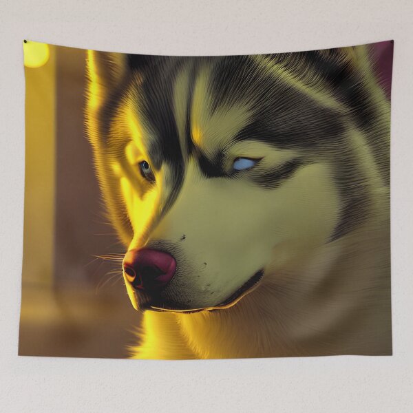 Item preview, Siberian Husky king fat dog #6 designed and sold by supeart.