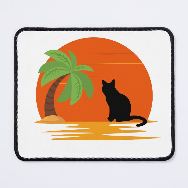 Item preview, cat looking at sunset designed and sold by Emotionsy.