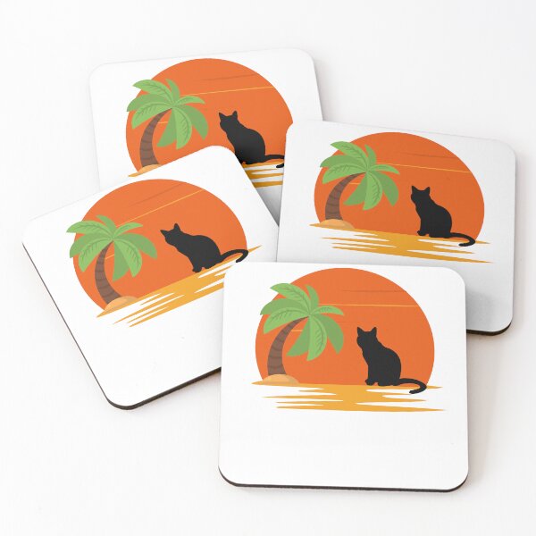 Item preview, cat looking at sunset designed and sold by Emotionsy.