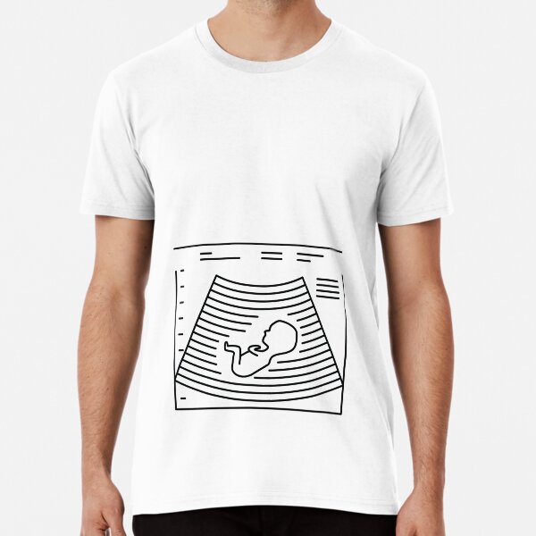 "UltraSound Fetus Scan Baby Maternity Pregnancy TShirt" Tshirt for Sale by CroDesign