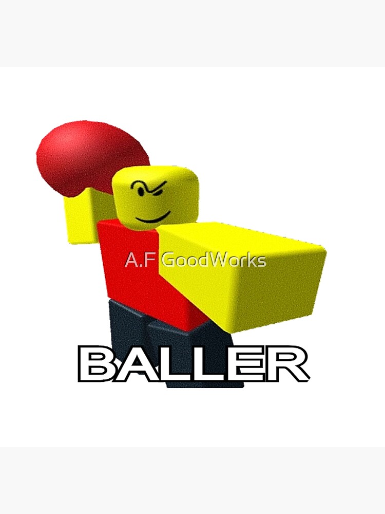 Baller Roblox Drawn | Greeting Card