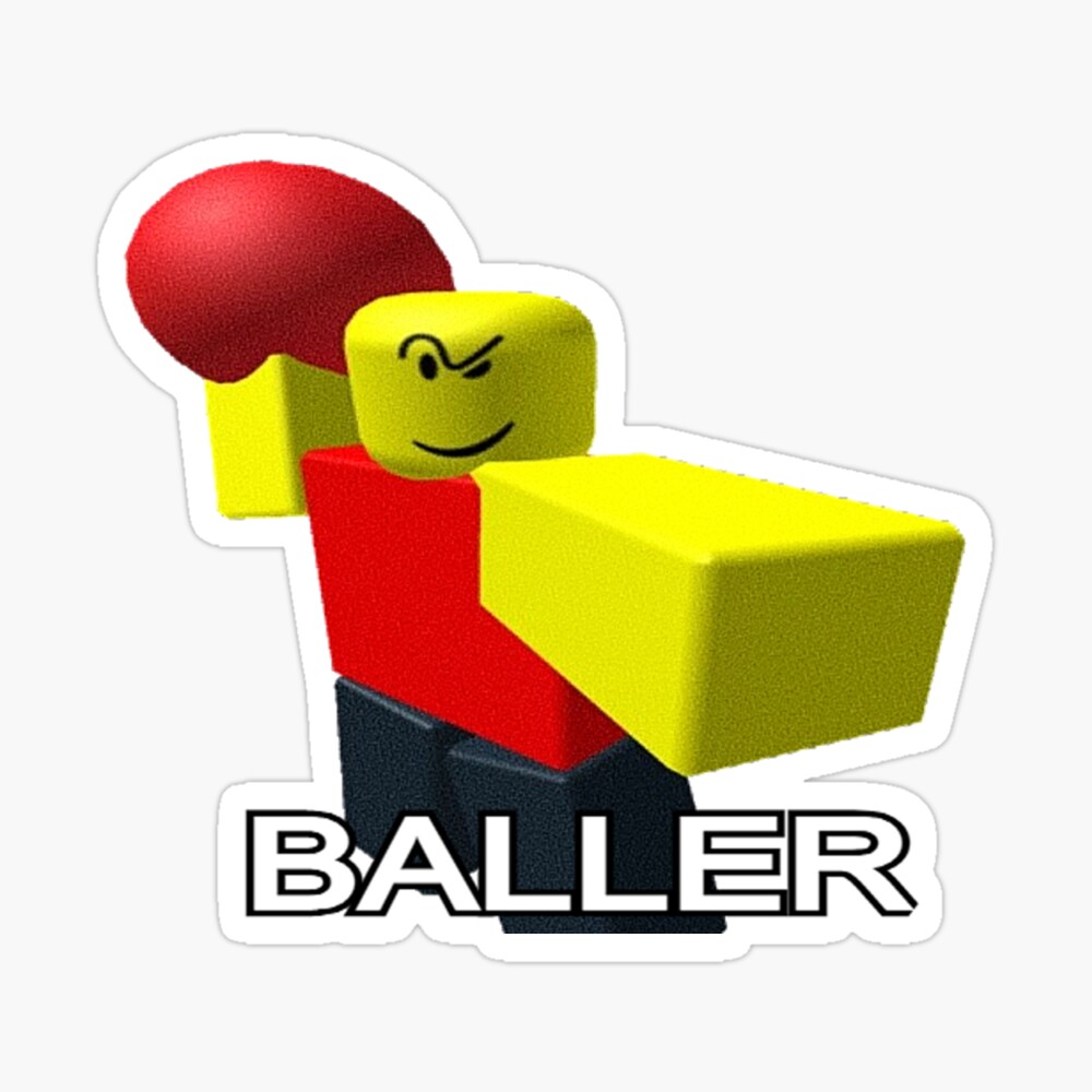 Baller Sticker for Sale by PianoMacPower