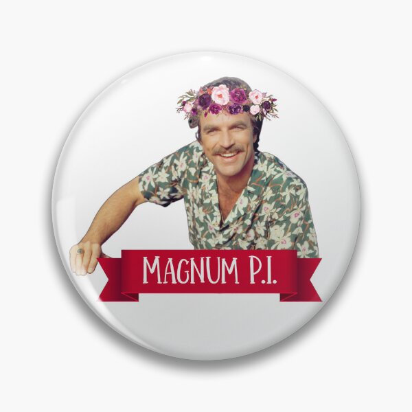 Item preview, Magnum p.I. With flower crown designed and sold by froggyleggs.