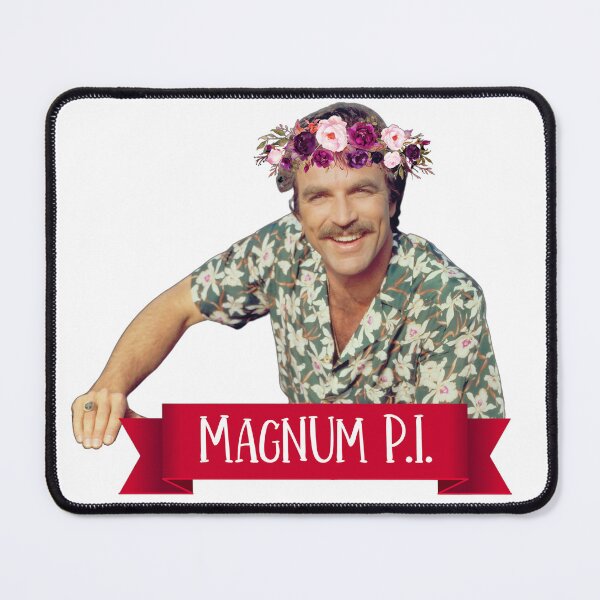 Item preview, Magnum p.I. With flower crown designed and sold by froggyleggs.