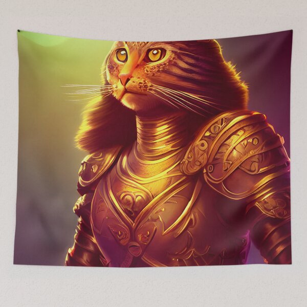 Item preview, cat knight #2 designed and sold by supeart.
