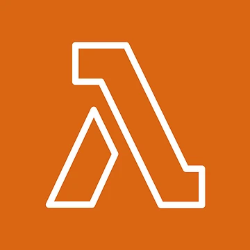 Artwork thumbnail, aws cloud lambda orange sticker by developerfriday
