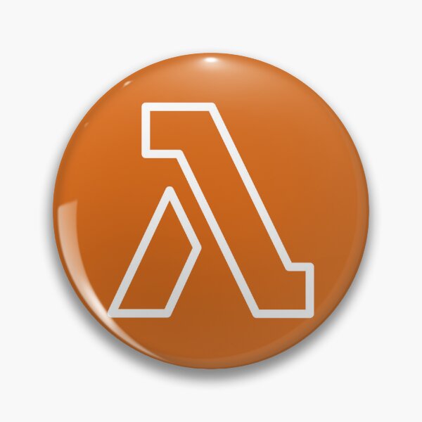 Item preview, aws cloud lambda orange sticker designed and sold by developerfriday.
