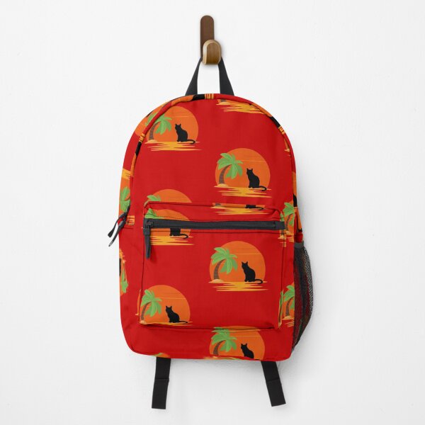 Item preview, cat looking at sunset beach designed and sold by Emotionsy.