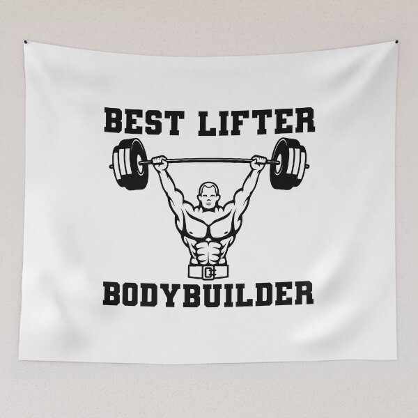 Item preview, Best Lifter Bodybuilder White04 designed and sold by SSTOPDesign.