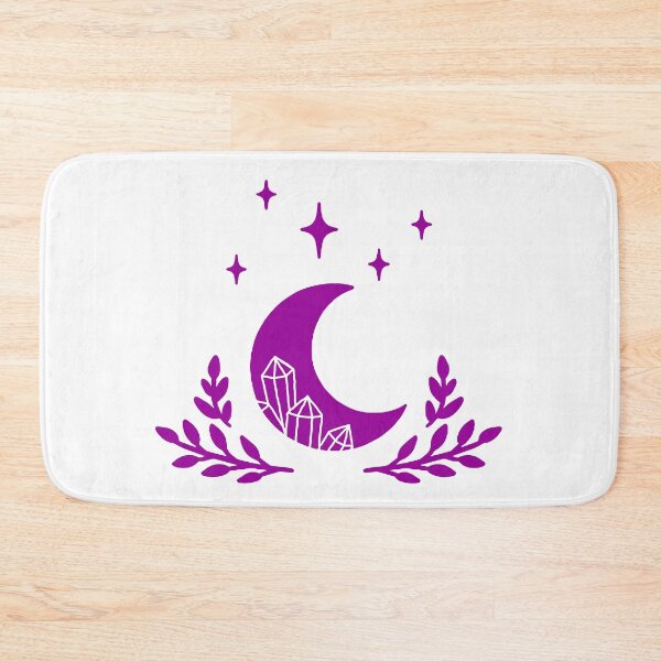 Item preview, Moon Engraved Crystal Tattoo (Purple) designed and sold by Summer-Winter.