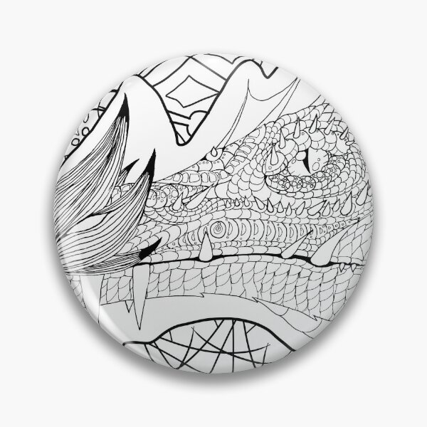 Item preview, Dragon Side Profile  designed and sold by DragonBuddie.