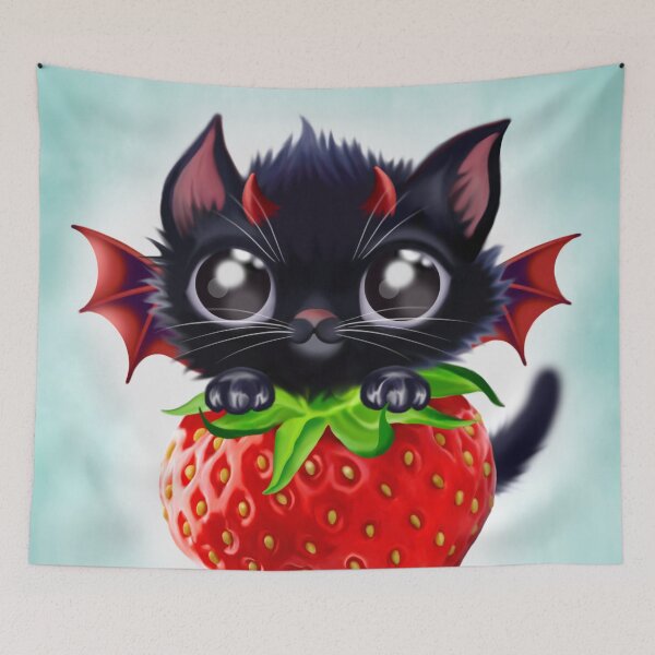 Item preview, Strawberry Kitty designed and sold by sandygrafik.