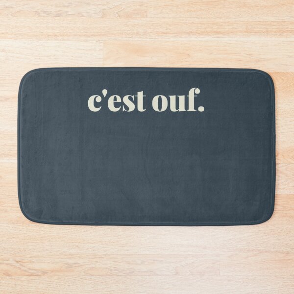 Item preview, Cest ouf Its crazy French black luxury trendy quote designed and sold by Brycenwerth.