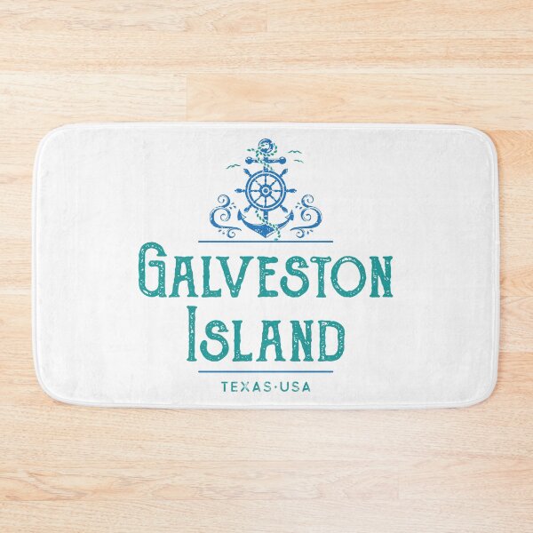 Item preview, Galveston Island Texas Vintage Nautical Design designed and sold by Futurebeachbum.
