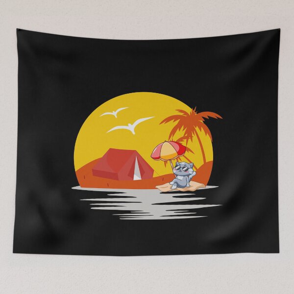 Item preview, cat looking at sunset designed and sold by Emotionsy.