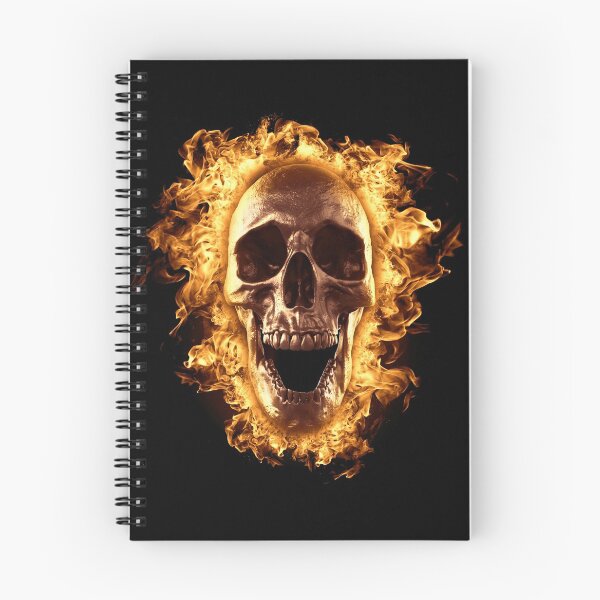 Item preview, Skull on Fire T-shirt designed and sold by graphiks.