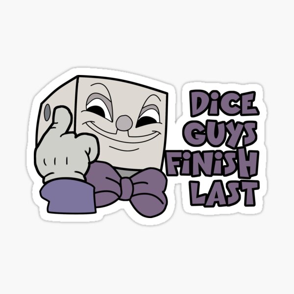 King Dice Sticker for Sale by ReeArt