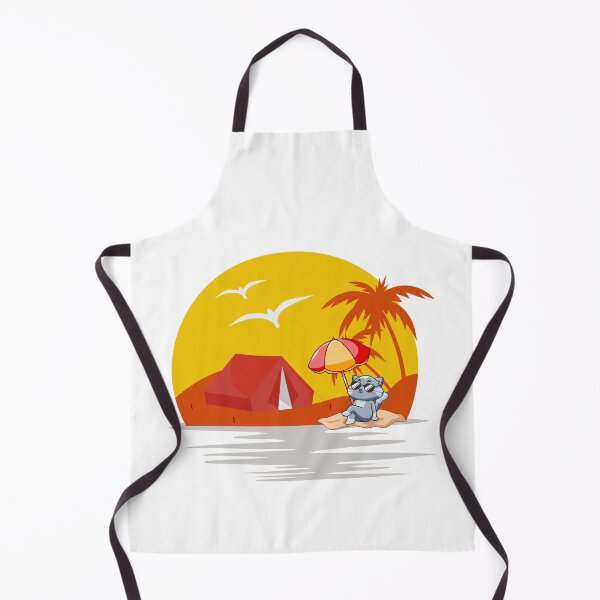 Item preview, cat looking at sunset beach designed and sold by Emotionsy.