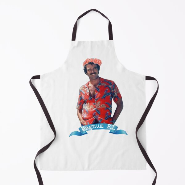 Item preview, Magnum p.I. Wearing a flower crown designed and sold by froggyleggs.