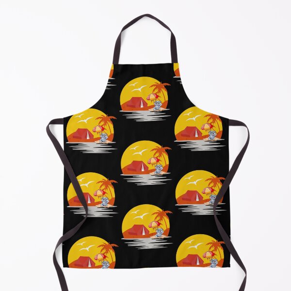Item preview, cat looking at sunset beach designed and sold by Emotionsy.
