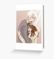 Dramione. Hug. Greeting Card