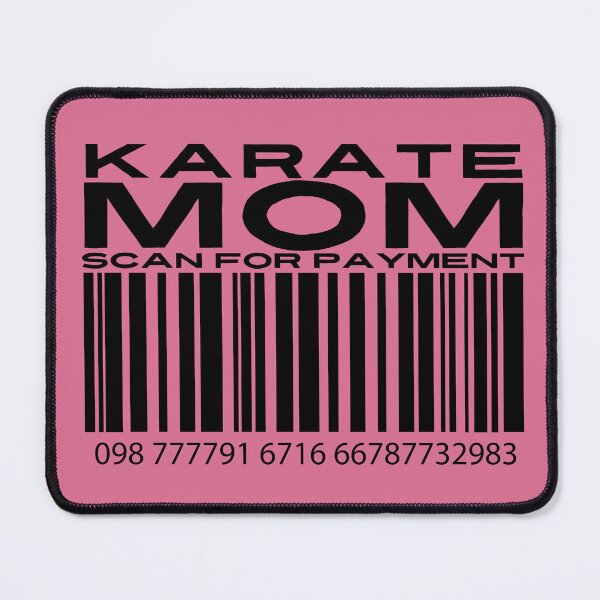 Item preview, Karate Mom Scan For Payment | Karate Mom | Karateka (White Lettering Available) designed and sold by Wavecrest Wearables.