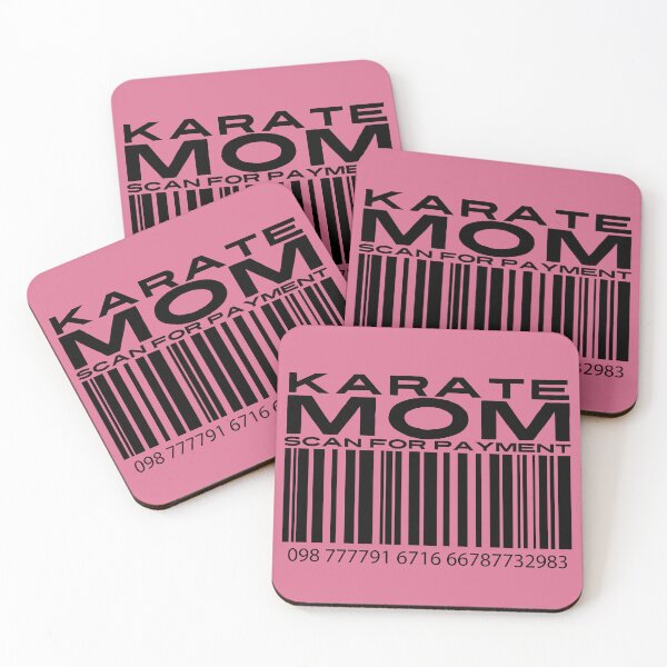 Item preview, Karate Mom Scan For Payment | Karate Mom | Karateka (White Lettering Available) designed and sold by Wavecrest Wearables.