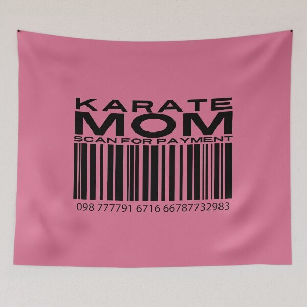 Item preview, Karate Mom Scan For Payment | Karate Mom | Karateka (White Lettering Available) designed and sold by Wavecrest Wearables.
