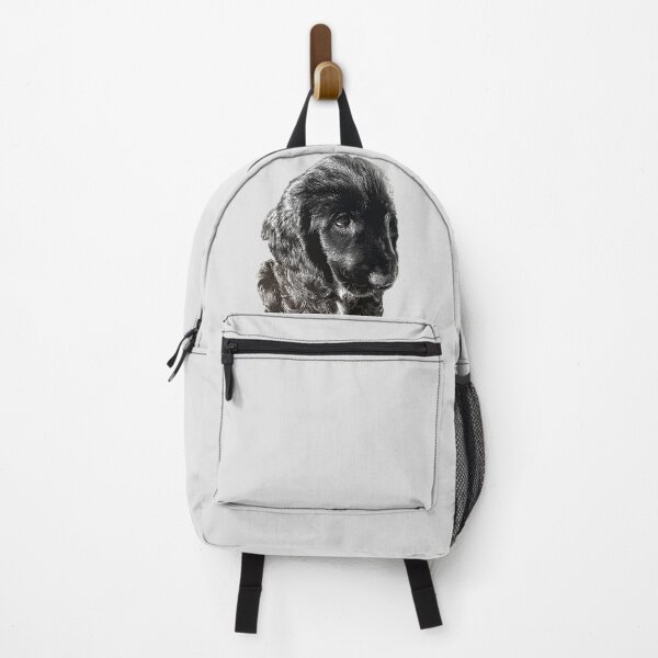 Item preview, English Cocker Spaniel Black Puppy Dog - Adorable! designed and sold by ElegantCat.