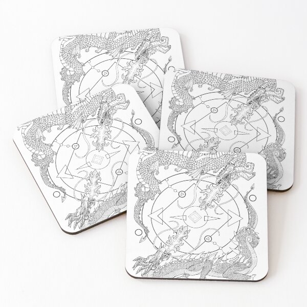 Item preview, Geometric Dragon Brothers designed and sold by DragonBuddie.