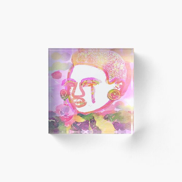 My Mother's Garden Acrylic Block