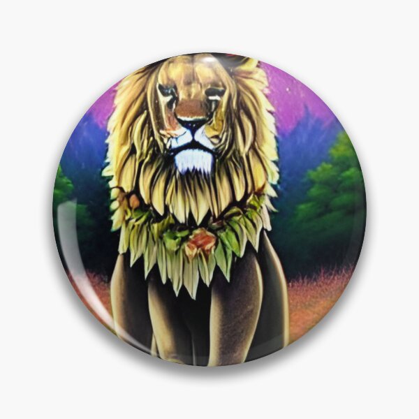 Item preview, Lion In Daisy Garden designed and sold by entrys.