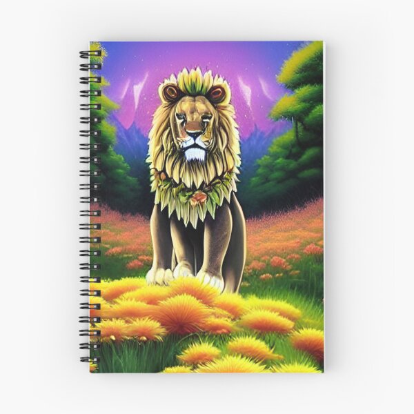 Item preview, Lion In Daisy Garden designed and sold by entrys.