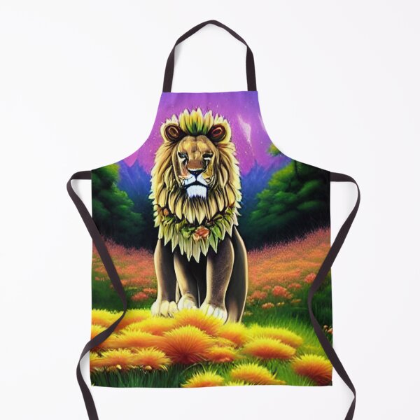 Item preview, Lion In Daisy Garden designed and sold by entrys.