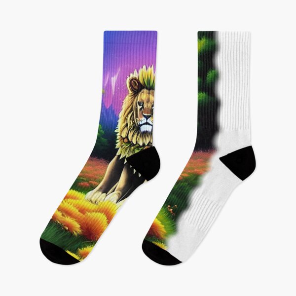 Item preview, Lion In Daisy Garden designed and sold by entrys.