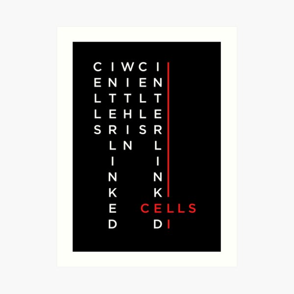 Cells / Interlinked Art Print