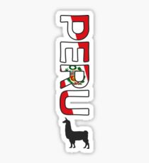 Peru Llama T-shirt Peruvian Soccer Tee Sticker
